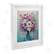 Creative Studio | Faux Textured Bouquet on Blue