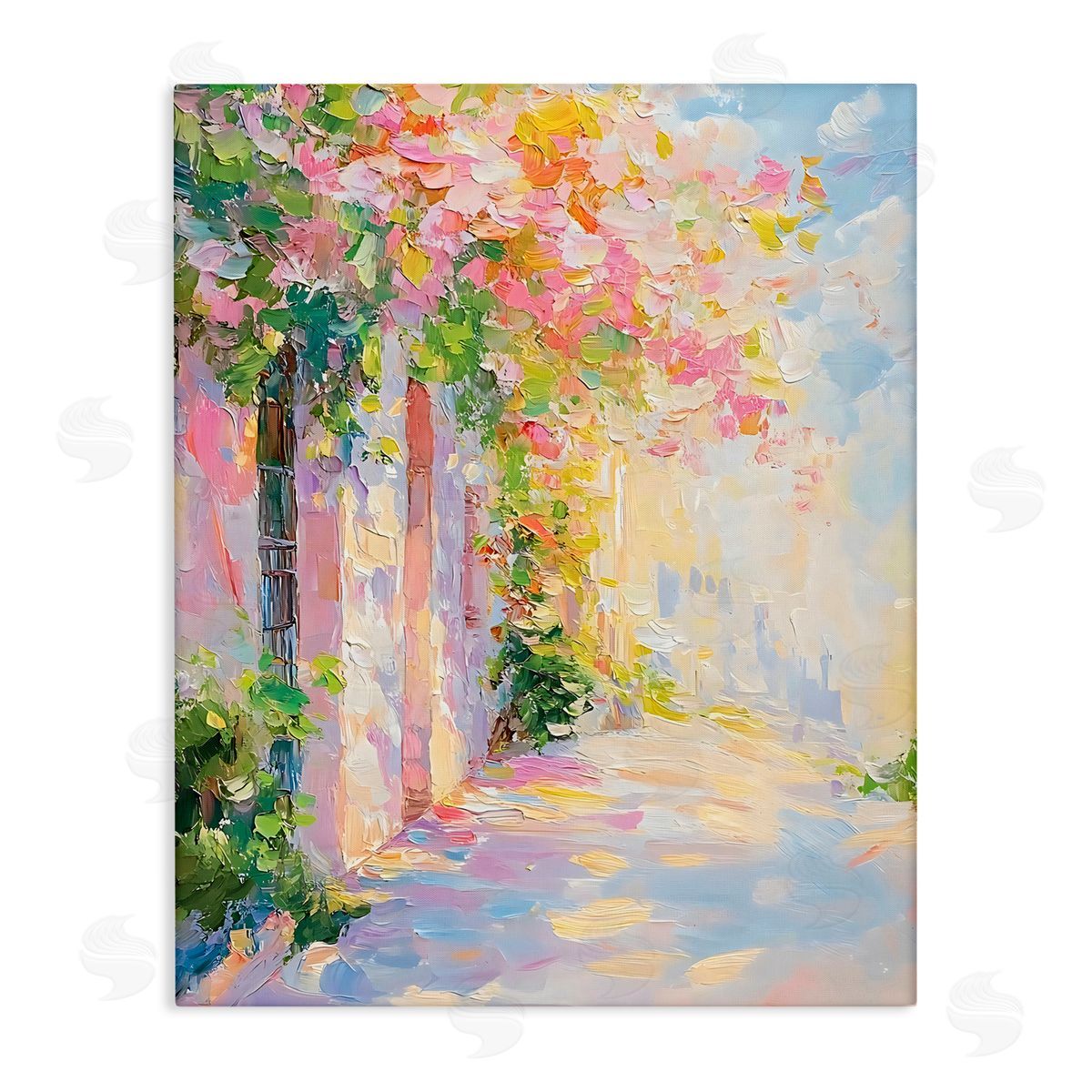 Creative Studio Quaint Village Home Canvas Wall Art Print