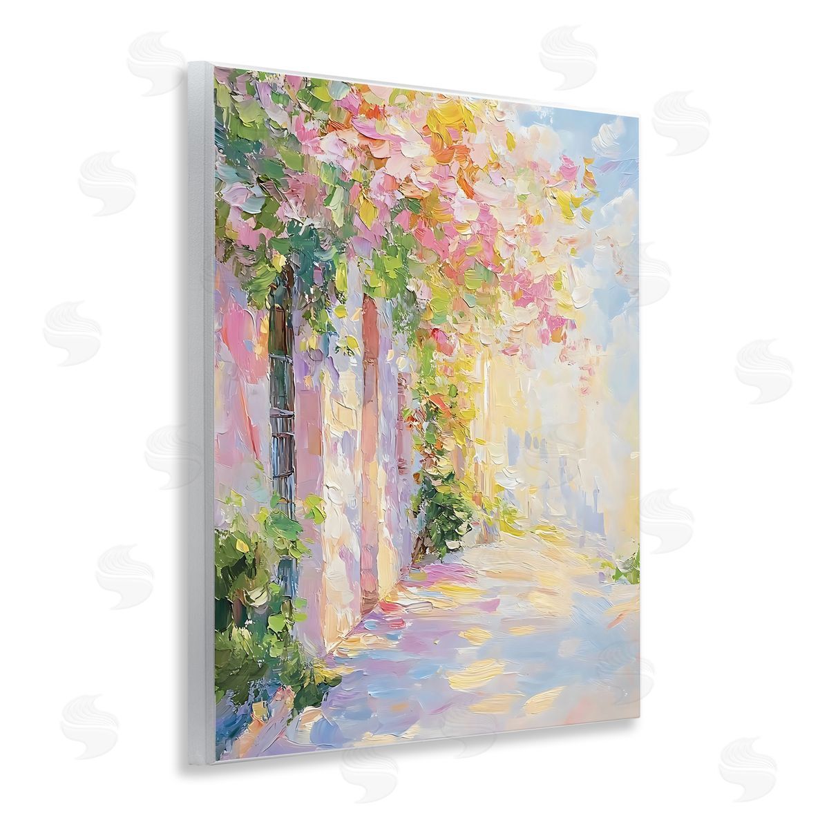 Creative Studio Quaint Village Home Wall Plaque Art Print