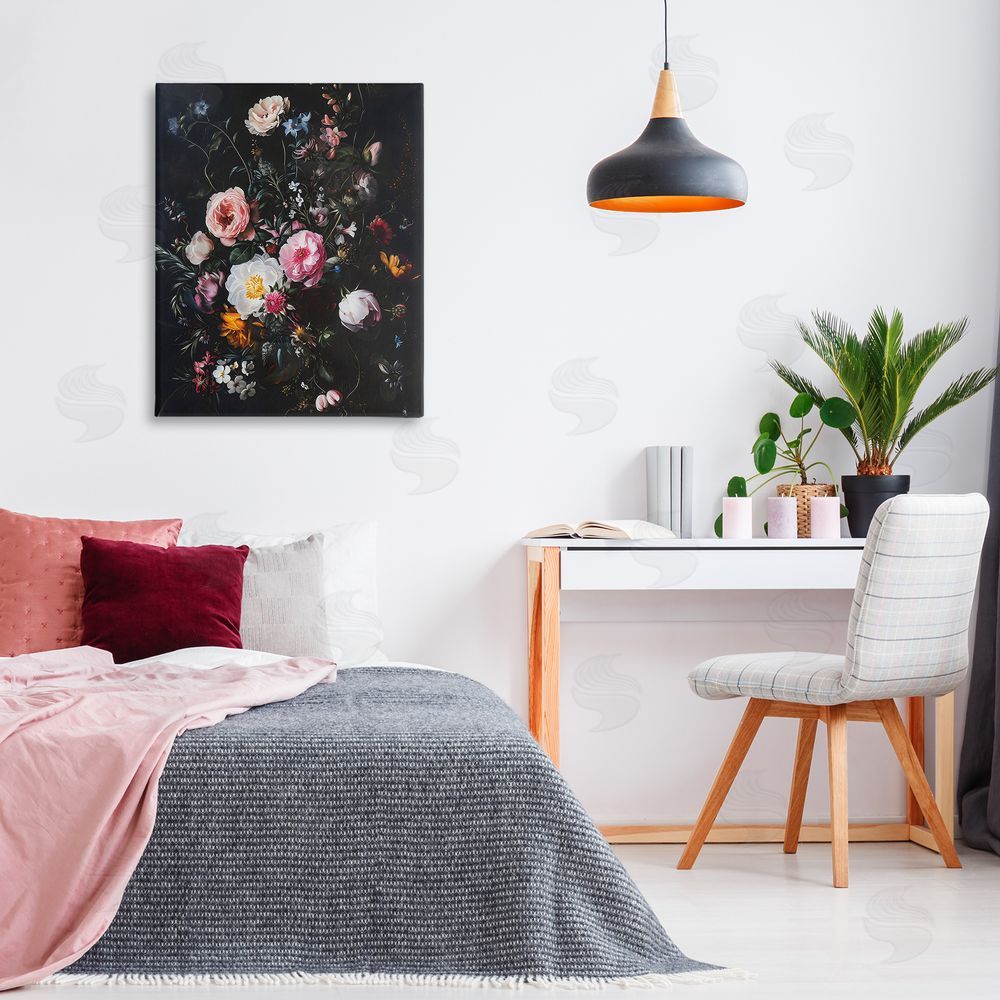 Creative Studio Alternative Romance Bouquet Printed Wall Art in Room