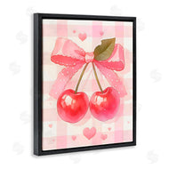 Creative Studio | Cherries On Pink Gingham