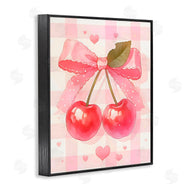 Creative Studio | Cherries On Pink Gingham