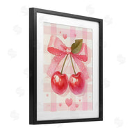 Creative Studio | Cherries On Pink Gingham