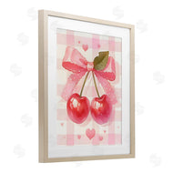 Creative Studio | Cherries On Pink Gingham