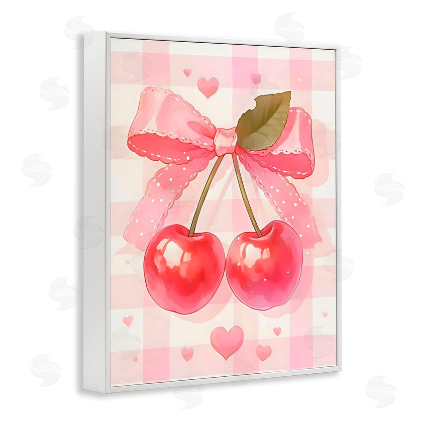 Creative Studio | Cherries On Pink Gingham