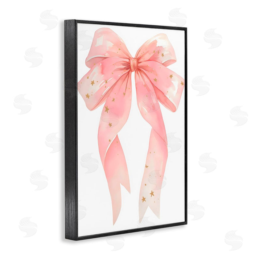 Creative Studio | Pink Bow With Gold Stars