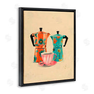 Arlington Prints | Retro Morning Moka Pots
