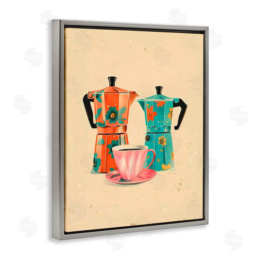 Arlington Prints | Retro Morning Moka Pots