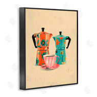 Arlington Prints | Retro Morning Moka Pots