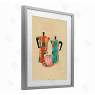 Arlington Prints | Retro Morning Moka Pots