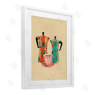 Arlington Prints | Retro Morning Moka Pots
