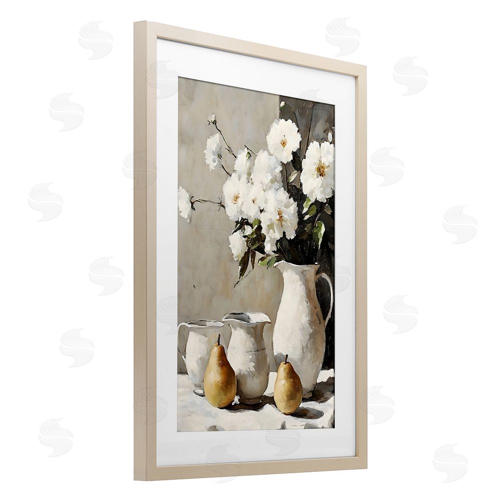 Creative Studio Peaceful Table Setting Birch Framed Print Under Glass Art