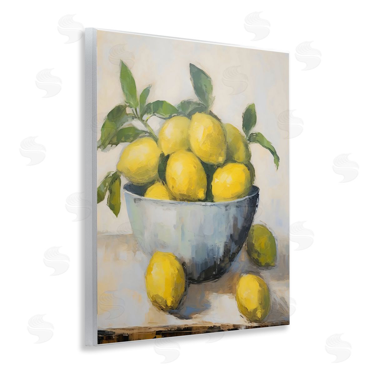 Creative Studio Lemon Still Life Bowl Wall Plaque Art Print