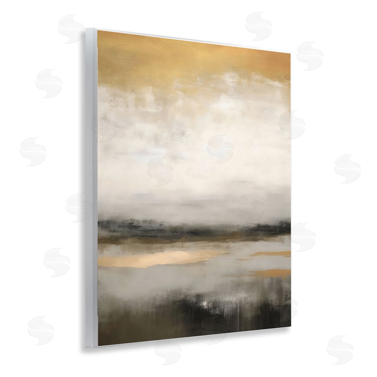 Creative Studio Dreamy Neutral Abstract Landscape Wall Plaque Art Print