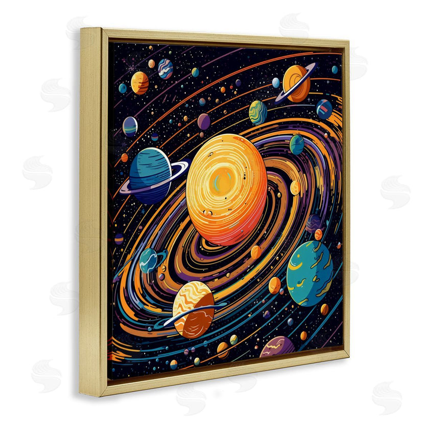 Creative Studio | Planet Illustration Spiral