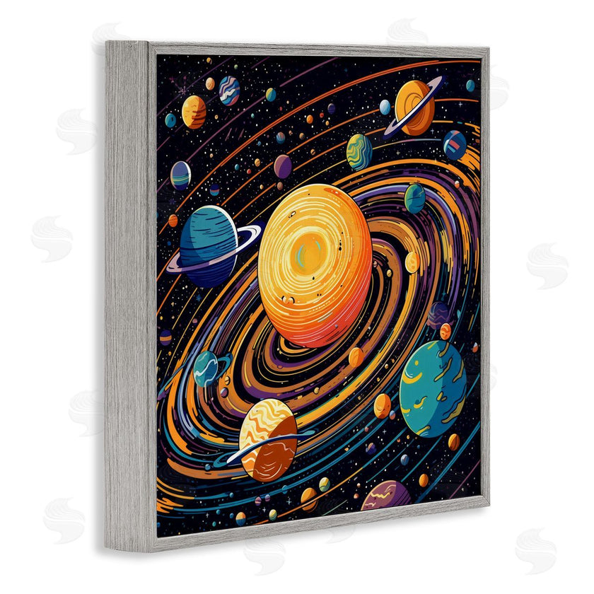 Creative Studio | Planet Illustration Spiral