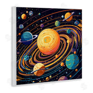 Creative Studio | Planet Illustration Spiral