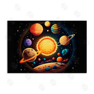 Creative Studio | Round Cosmic Solar System