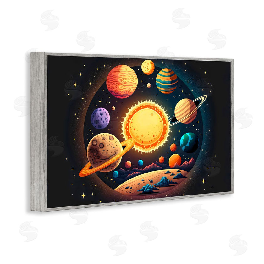 Creative Studio | Round Cosmic Solar System
