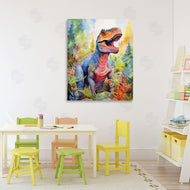 Creative Studio | Colorful T-Rex Dinosaur in Jungle