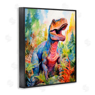 Creative Studio | Colorful T-Rex Dinosaur in Jungle