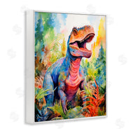 Creative Studio | Colorful T-Rex Dinosaur in Jungle