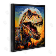 Creative Studio | Roaring Dinosaur Vibrant Pattern