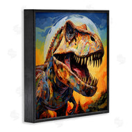 Creative Studio | Roaring Dinosaur Vibrant Pattern