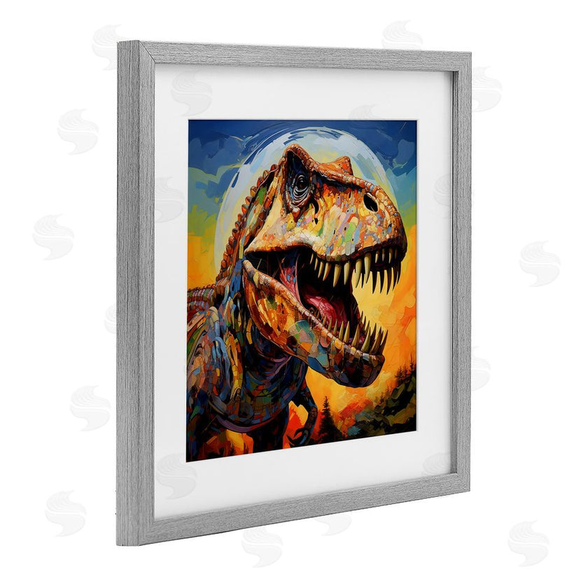 Creative Studio | Roaring Dinosaur Vibrant Pattern