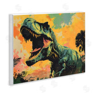 Creative Studio | Roaring Dinosaur At Sunset