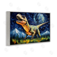 Creative Studio | Dinosaur In Field with Mountains