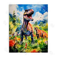 Creative Studio | Dinosaurs In Natural Field