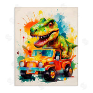 Creative Studio | Riding In Back Dino Car