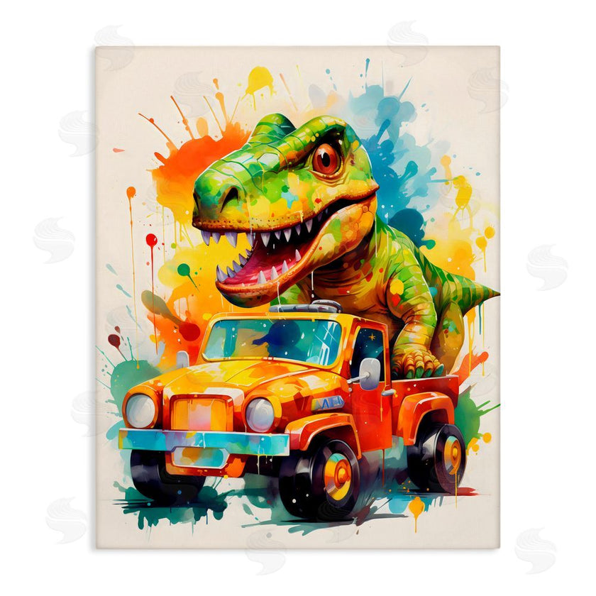 Creative Studio | Riding In Back Dino Car