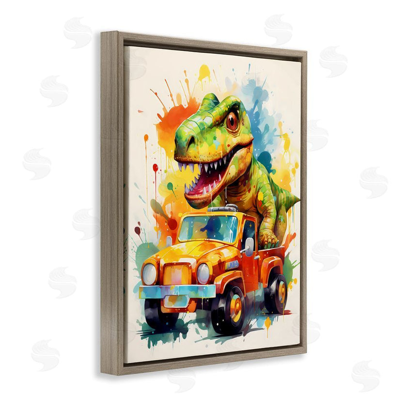 Creative Studio | Riding In Back Dino Car