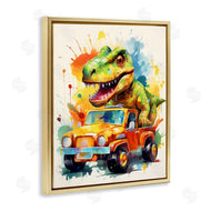 Creative Studio | Riding In Back Dino Car