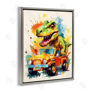 Creative Studio | Riding In Back Dino Car