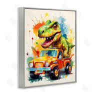 Creative Studio | Riding In Back Dino Car