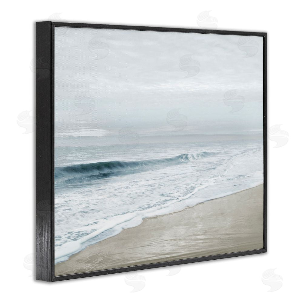 Natalie Carpentieri Morning Bliss Beach Coast Black Framed Giclee Art Print