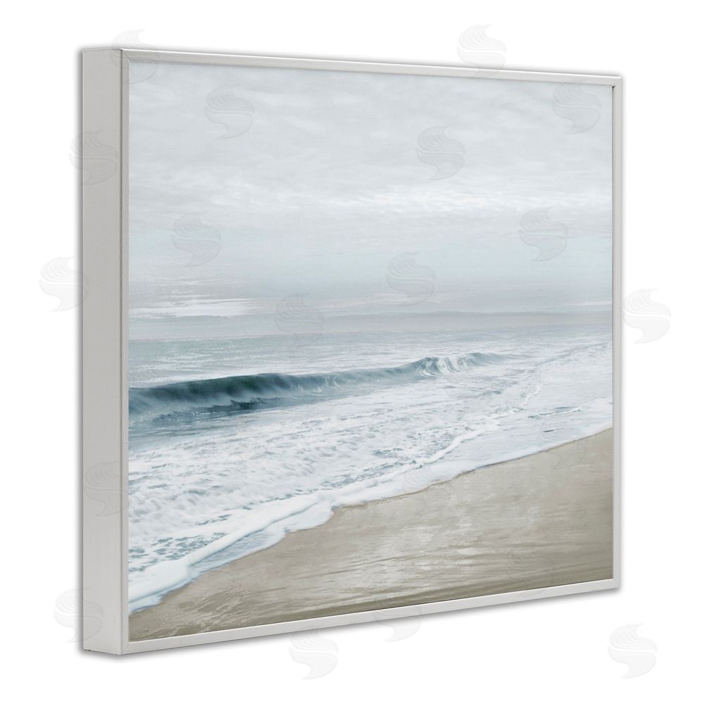 Natalie Carpentieri Morning Bliss Beach Coast White Frame Giclee Art Print