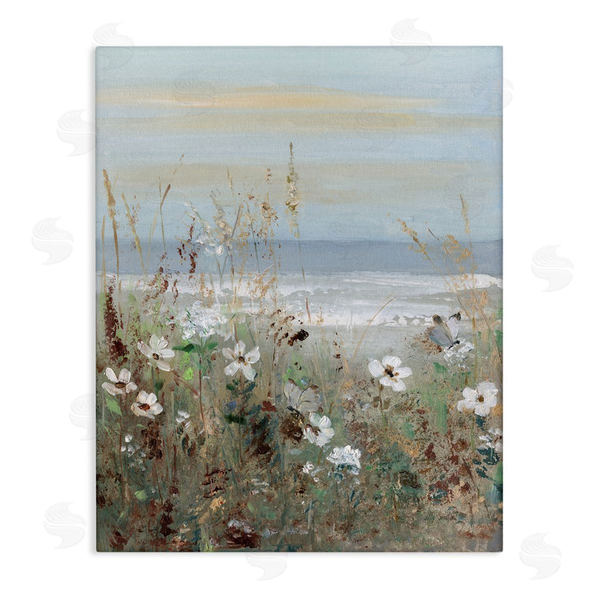Sally Swatland | Wild Flower Coastline Painting