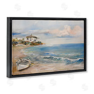 Ruane Manning | Shoreline Rowboat Scene