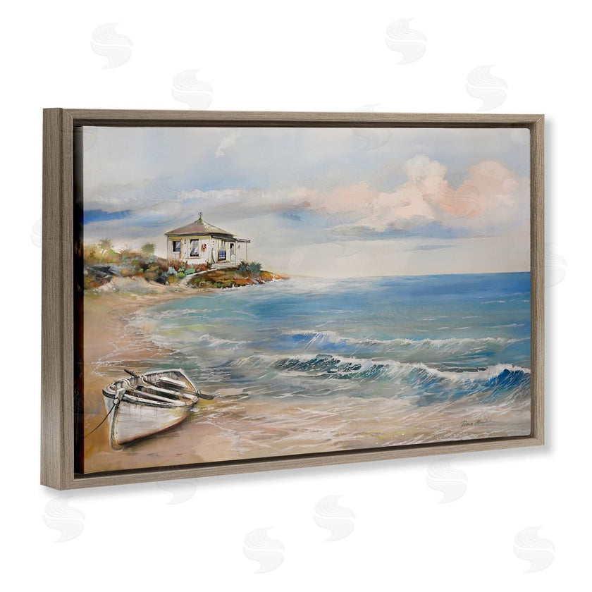 Ruane Manning | Shoreline Rowboat Scene