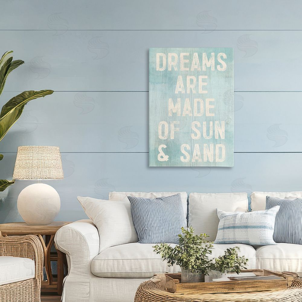 Susan Arnot Dreams of Sand and Sun Printed Wall Art in Room