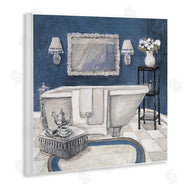Charlene Olson | Peaceful Blue Bath