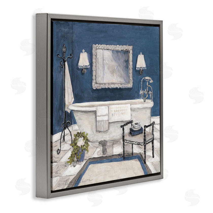 Charlene Olson | Blue Bath Ready For Relaxing