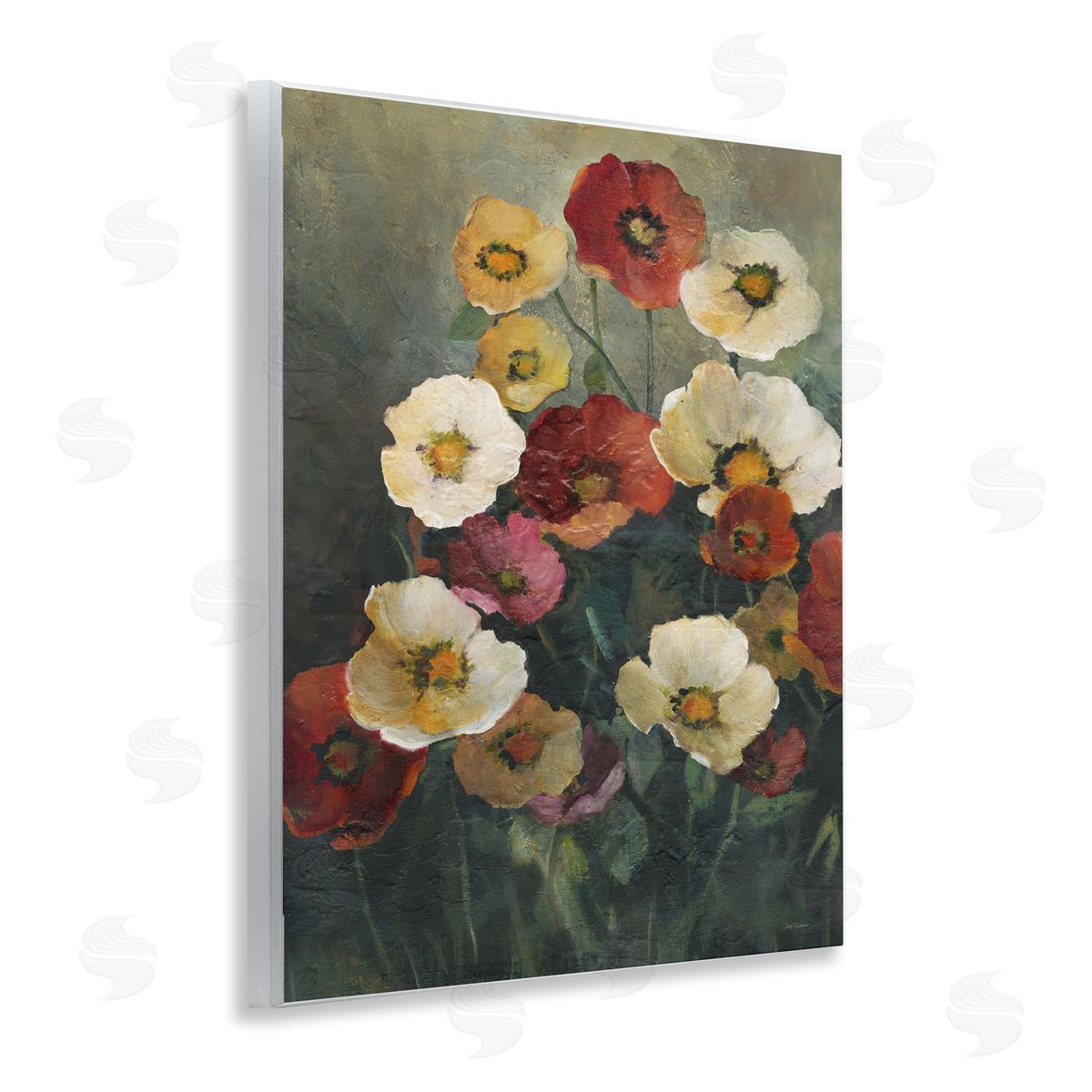 Carol Robinson Poppies at Dawn Painting Wall Plaque Art Print