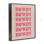 CAD Designs | Howdy Pink Typography