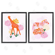 Dina Riddle | Safari Elephant and Zebra