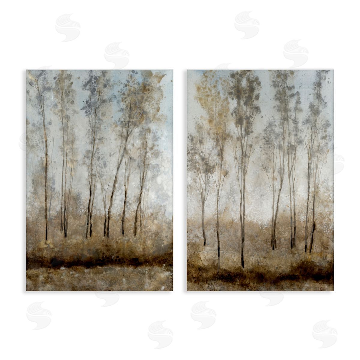Tim OToole Woodland with Natural Light Canvas Wall Art Print